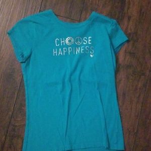 Girls blue justice tshirt